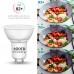 AGOTD GU10 LED bulb, 5W warm white 3000K,  non-dimmable, pack of 10